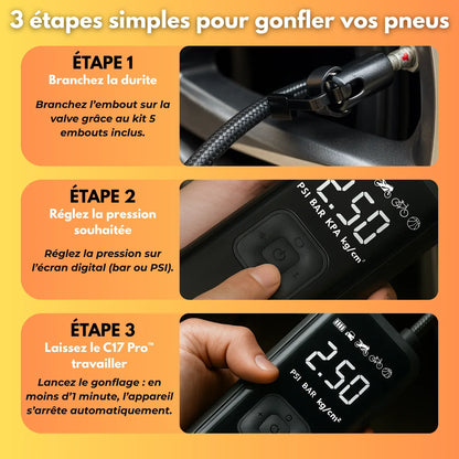 Compresseur d’Air Professionnel et Intelligent Sans Fil