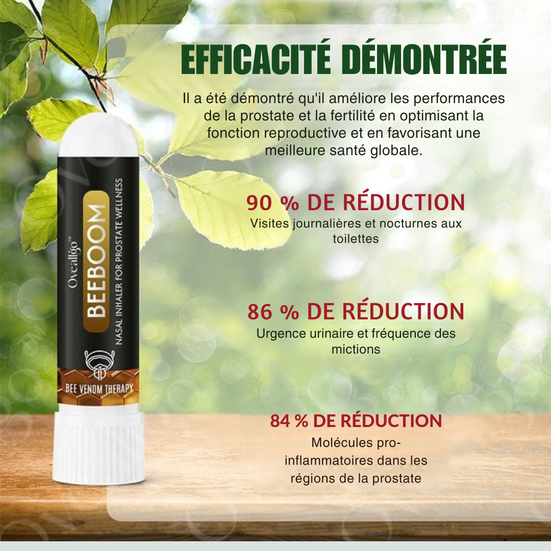 Dites adieu aux inconforts de la prostate 🍀 Bâton d'inhalation ProstaPower Bee🍀 (À action rapide et longue durée)...