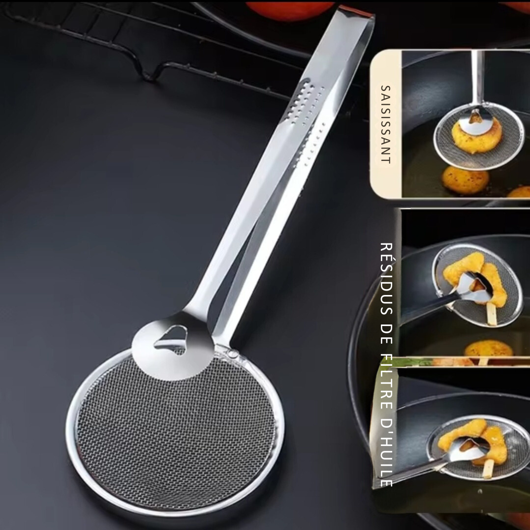 Pince-Maître Gourmet – L'Art de Frire en Toute Simplicité.1 Pince achetée = 1 offerte