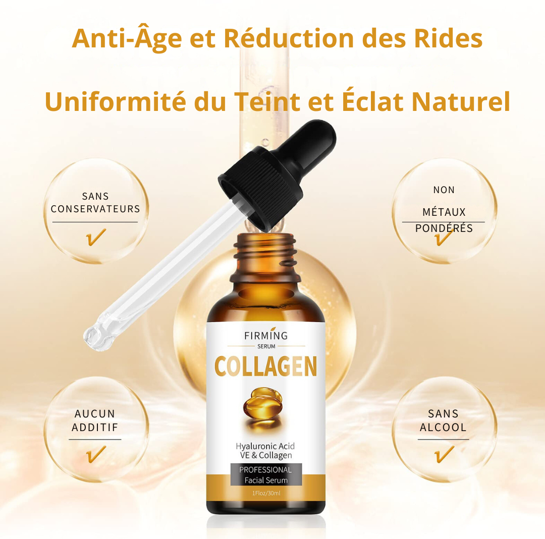 Sérum de Collagène Révélateur – Hydratez, Raffermissez et Brillez au Naturel