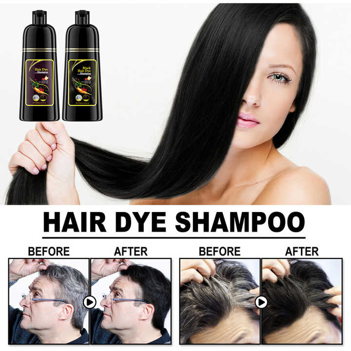 Shampooing d'huile pour éliminer les cheveux et barbes  blanche 500ml (demi litre)