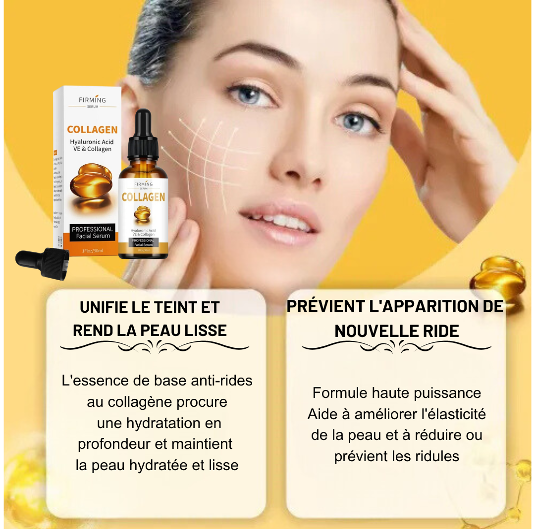Sérum de Collagène Révélateur – Hydratez, Raffermissez et Brillez au Naturel