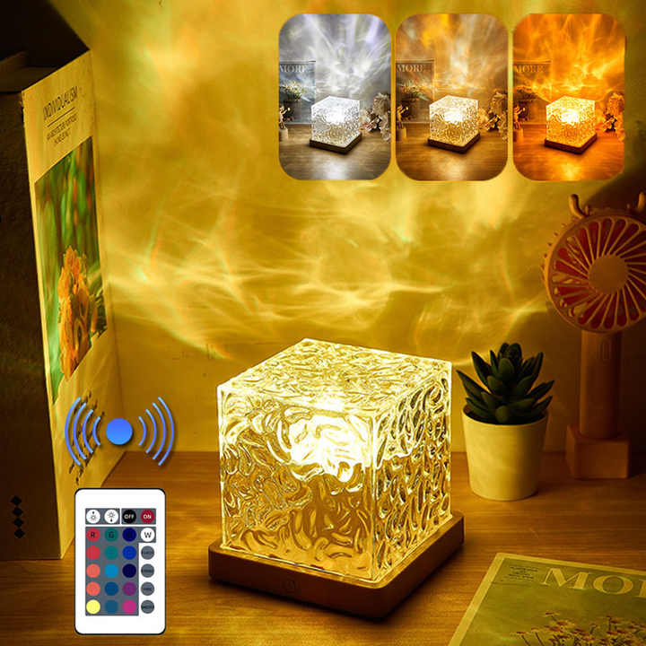 Lampe Cristal Magique™ – Créez une Ambiance Unique en Un Clic..