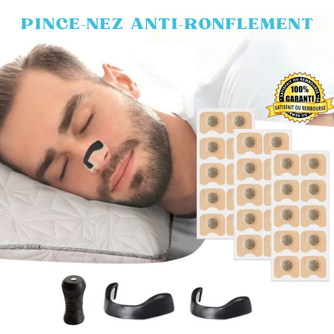 Pince-nez Anti-Ronflementt – Respirez Librement, Dormez Mieux