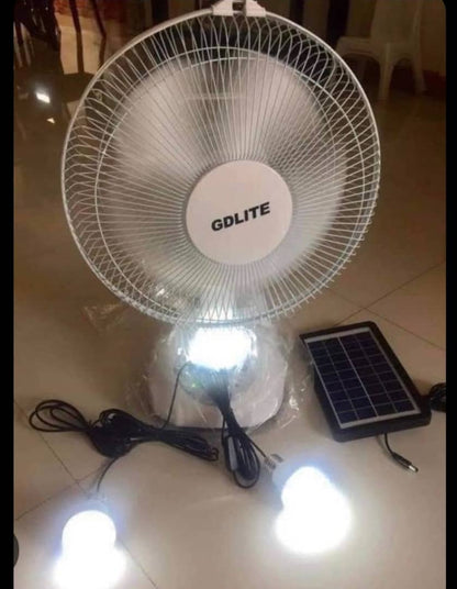 Ventilateur solaire rechargeable:Dormez Confortablement, Économisez l'Énergie!