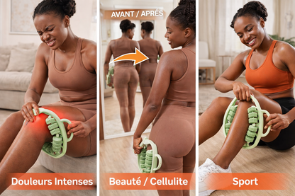 Rouleau de Massage 360° : Sculptez Votre Corps en Douceur