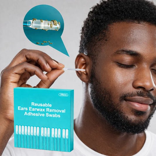 Bâtonnets Adhésifs Lavables pour l’Hygiène des Oreilles – Boîte de 24(Achetez 1 obtenez 1 gratuit)