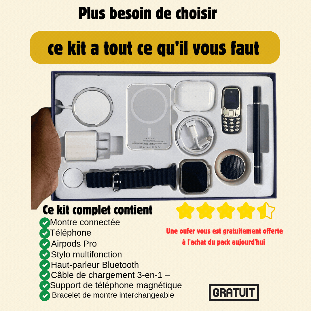 Le Pack 10 en 1 est la seule solution dont vous avez besoin !