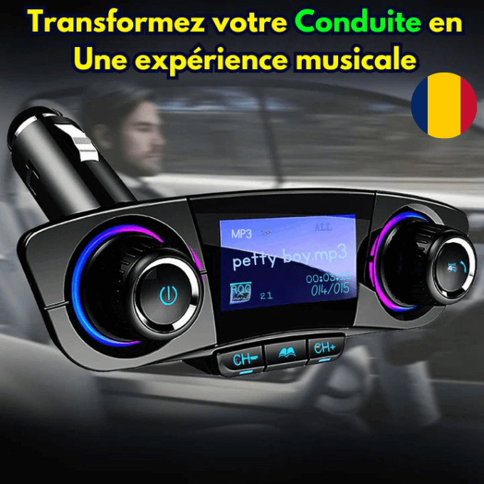 Mini lecteur MP3 Bluetooth avec transmetteur FM
