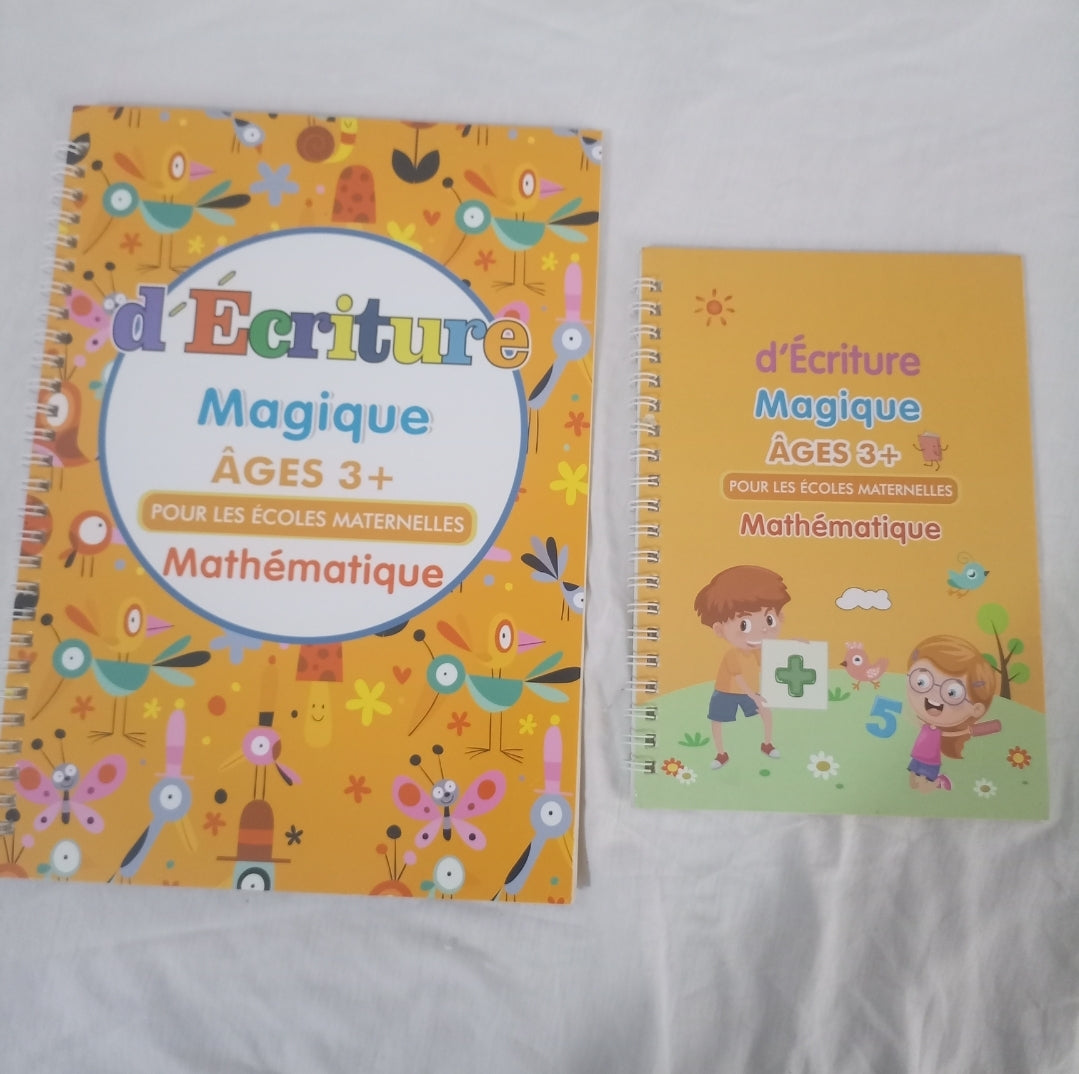 Pack Cahier pour Maternelle au CE1 : Écriture en 14 Jours – 4 Cahiers, 1 Stylo, 10 Recharges à 10 900 FCFA