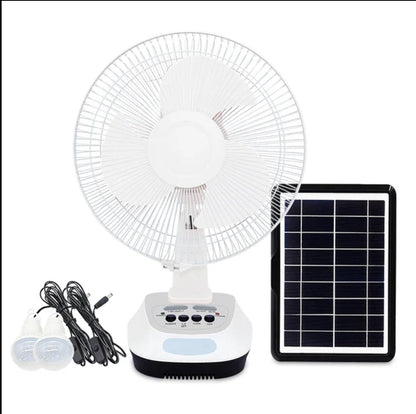 Ventilateur solaire rechargeable:Dormez Confortablement, Économisez l'Énergie!