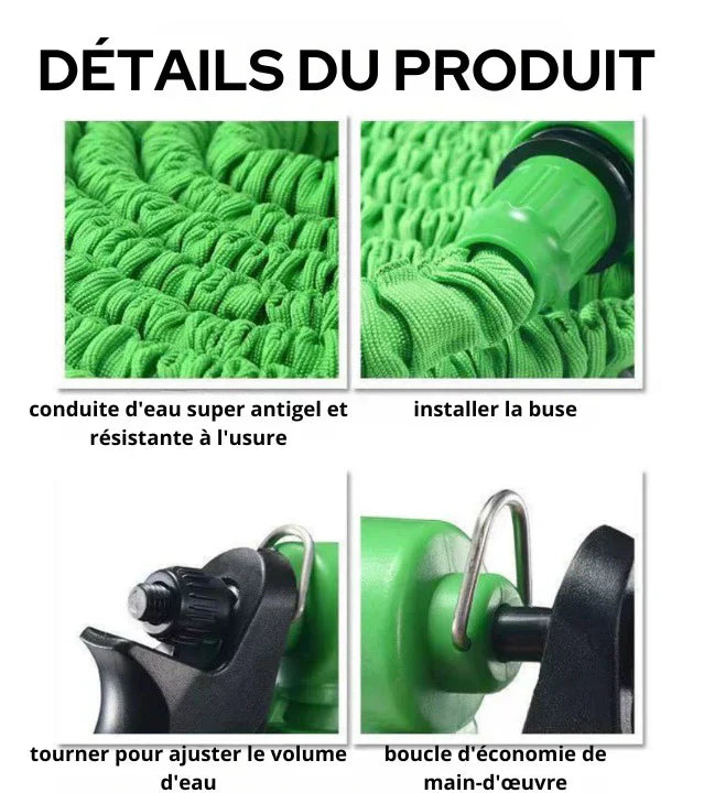 Tuyau d'arrosage extansible 15 M