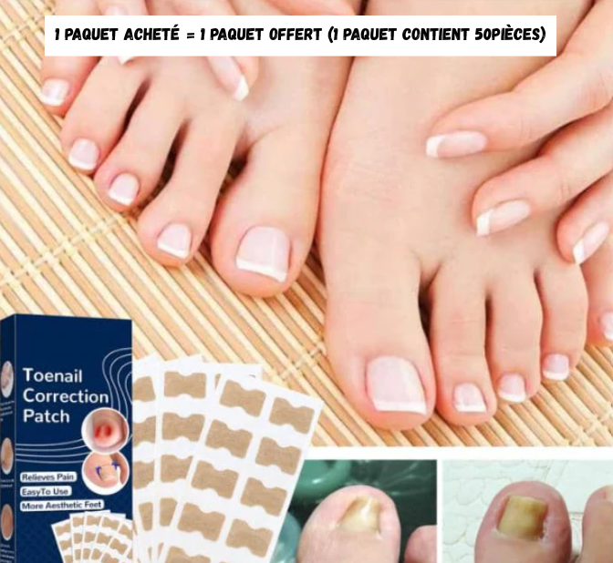Correcteur d'ongles pour lutter conte les ongles infectés(1 paquet acheté = 1 paquet offert (1 paquet contient 50pièces)