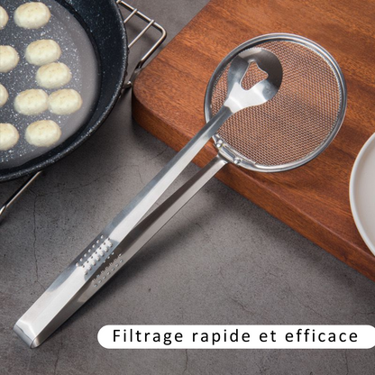 Pince-Maître Gourmet – L'Art de Frire en Toute Simplicité.1 Pince achetée = 1 offerte