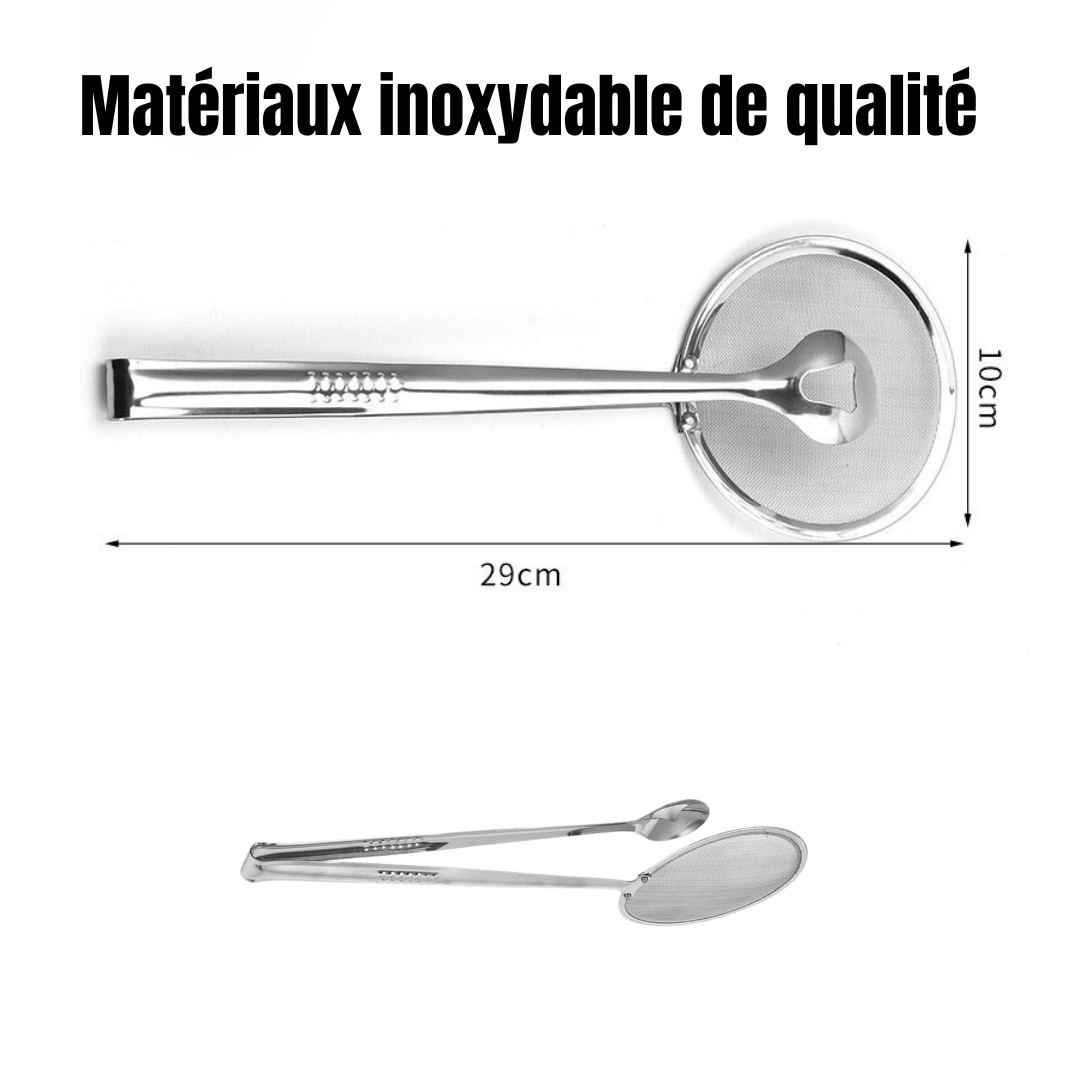 Pince-Maître Gourmet – L'Art de Frire en Toute Simplicité.1 Pince achetée = 1 offerte