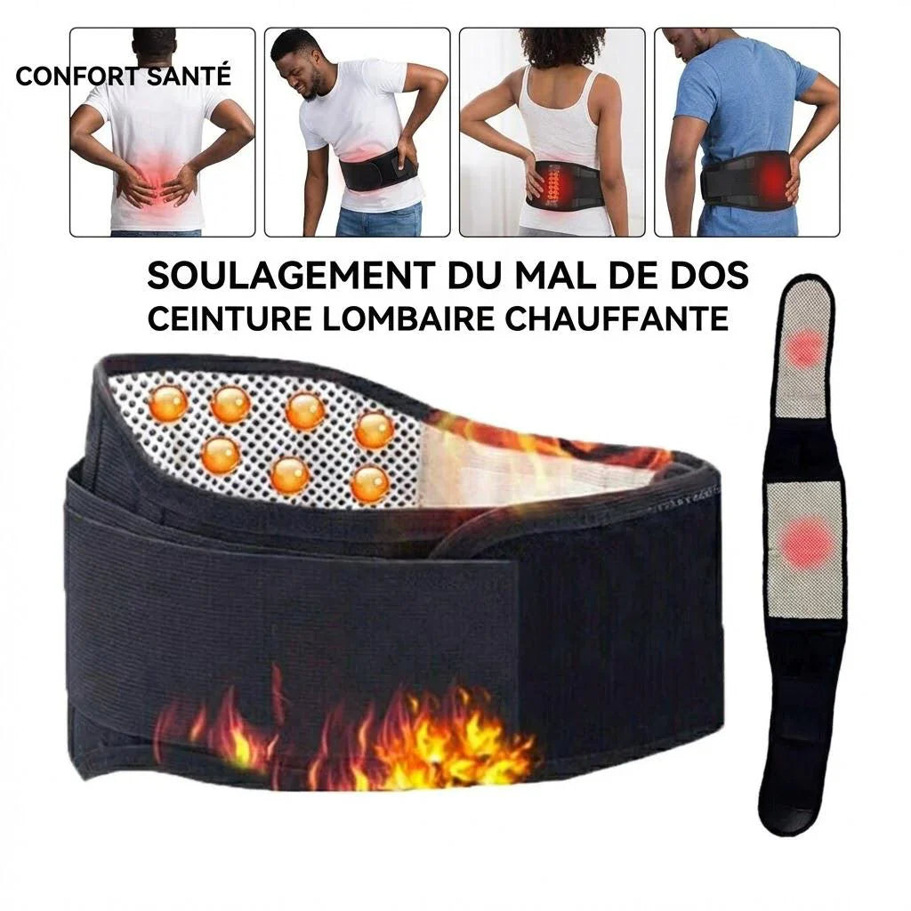 Dites Adieu au Mal de Dos Grace a Notre Ceinture Lombaire Auto- Chauffante: Soulagement immédiat