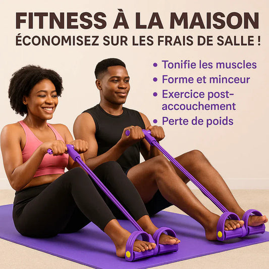 Bande de Fitness Multifonctions- Brûlez le ventre, sculptez le corps à domicile sans salle de sport