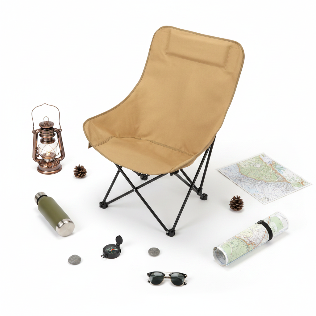 Camping Chair - Flat Lay