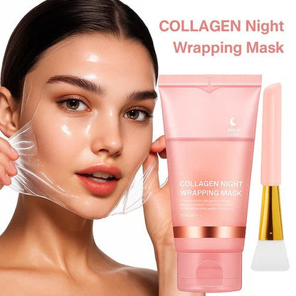 Masque de Nuit au Collagène – Hydratation Intense & Peau Lumineuse