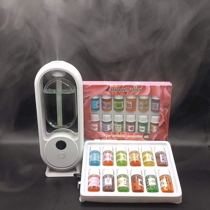 Diffuseur Rechargeable avec minuterie et 12 Arômes Enrichissants