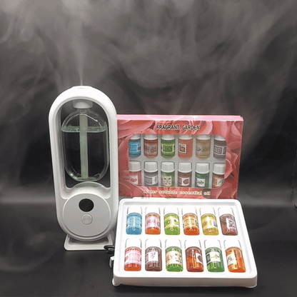 Diffuseur Rechargeable avec minuterie et 12 Arômes Enrichissants