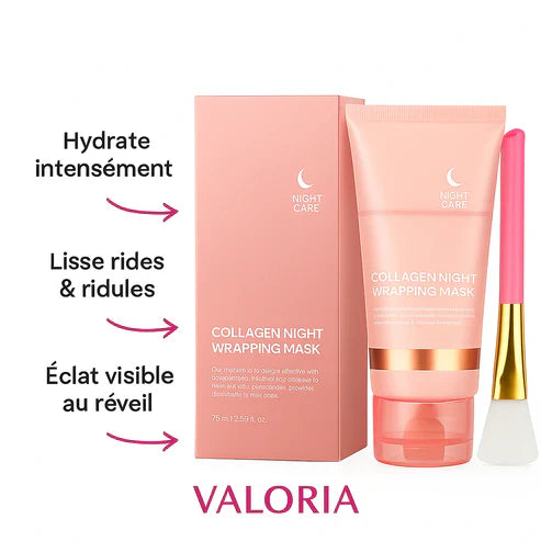 Masque de Nuit au Collagène – Hydratation Intense & Peau Lumineuse