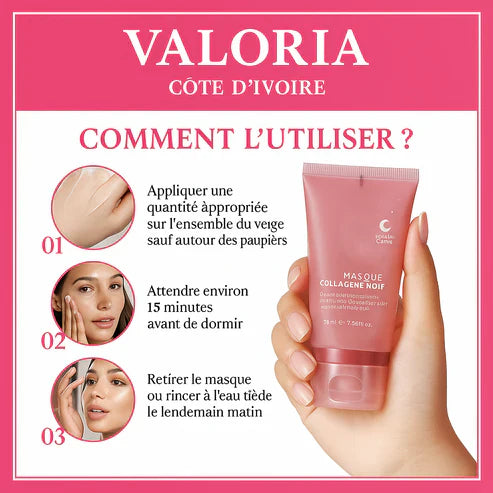 Masque de Nuit au Collagène – Hydratation Intense & Peau Lumineuse