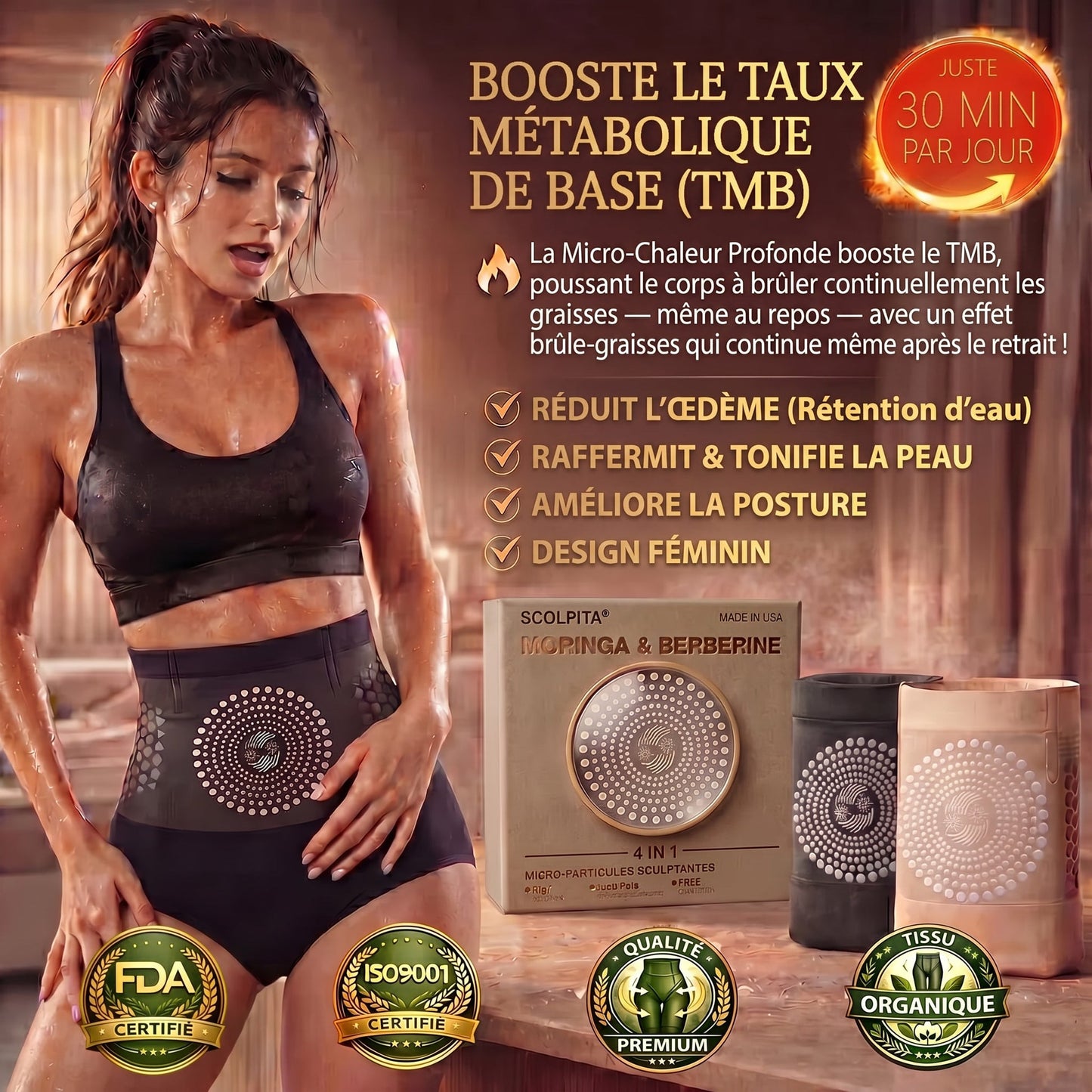 Short Brûle-Graisses Moringa & Berbérine