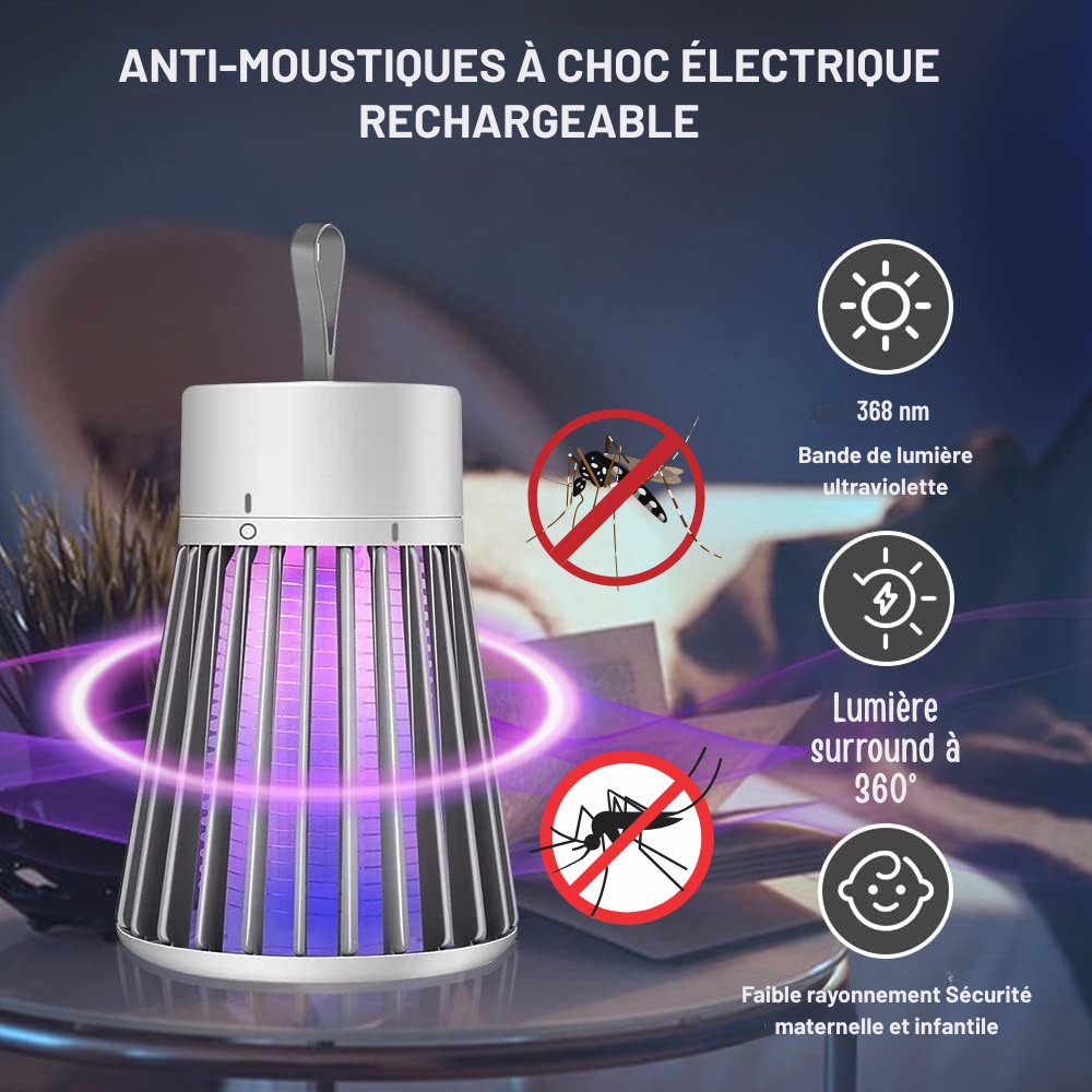 La Lampe Tue-Moustiques Révolutionnaire qui Protège Toute la Famille – Sans Produits Chimiques !