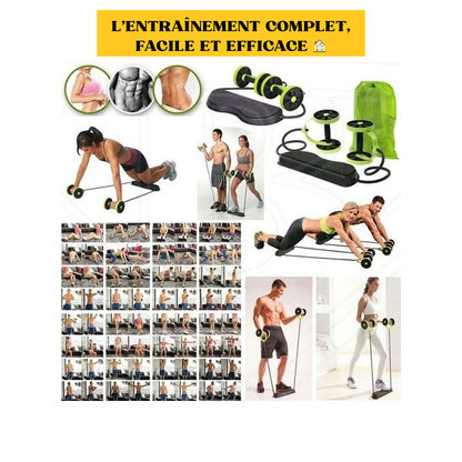 Appareil de Musculation Tout-en-Un – Abdos, Bras, Jambes et Plus, Sans Salle de Sport !