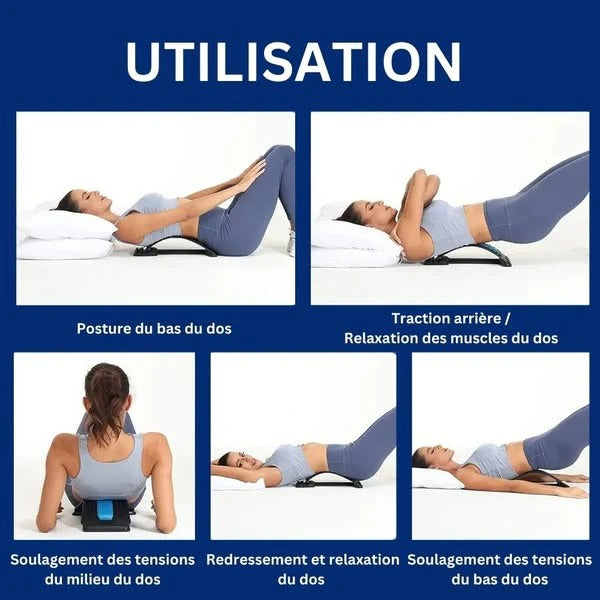🧘‍♀️ Appareil d’Étirement Lombaire & Minceur – Soulage ton dos et affine ta taille