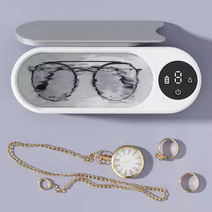 Nettoyeur à Ultrasons Rechargeable – Nettoie Lunettes, Bijoux, Montres & Accessoires.