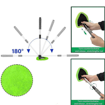 Ensemble d'outils pour nettoyer le pare-brise avec manche extensible