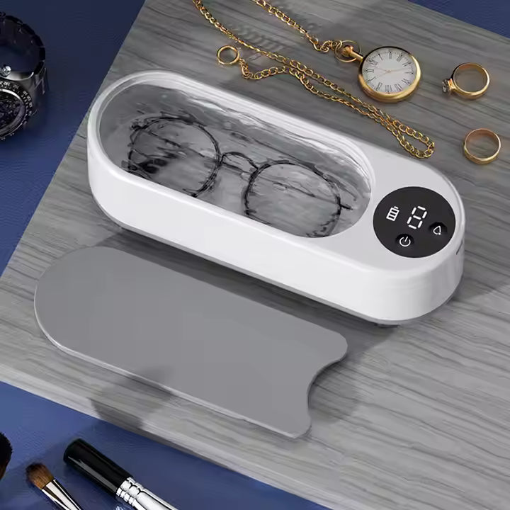 Nettoyeur à Ultrasons Rechargeable – Nettoie Lunettes, Bijoux, Montres & Accessoires.