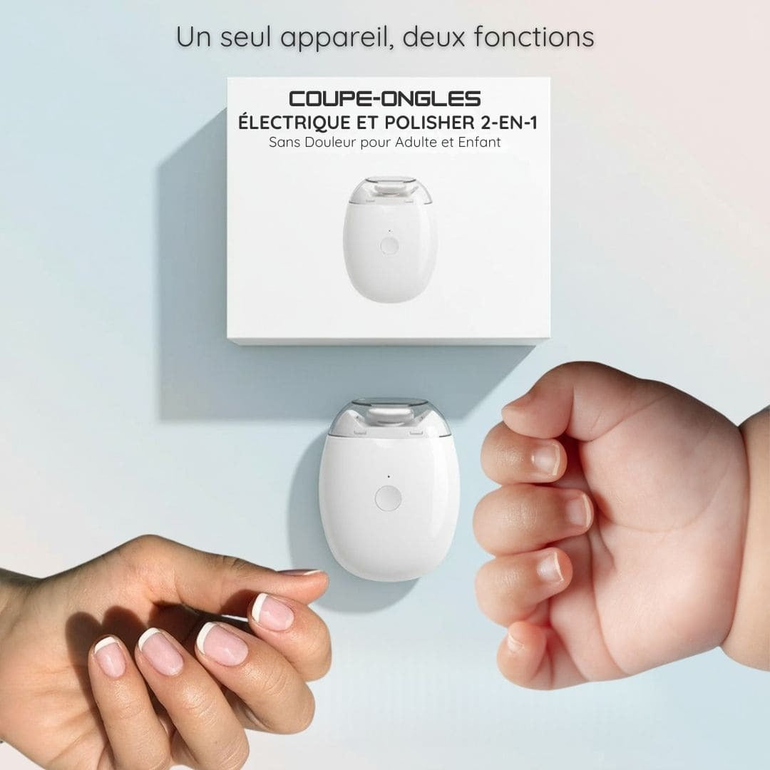 Coupe-Ongles Électrique Sans Douleur pour Adultes et Enfants