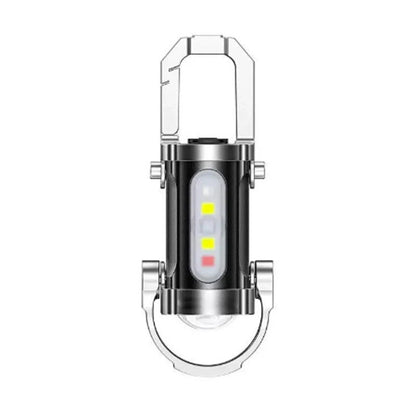 Lampe torche portable rechargeable et lumineuse pour porte-clés