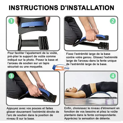 Civière dorsale orthopédique