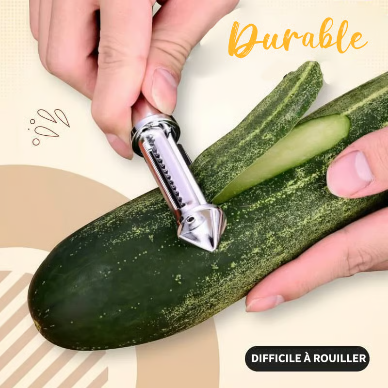🔥Éplucheur multifonction en acier inoxydable🔥Un seul appareil pour répondre à tous les besoins de la cuisine