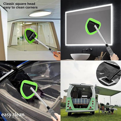 Ensemble d'outils pour nettoyer le pare-brise avec manche extensible