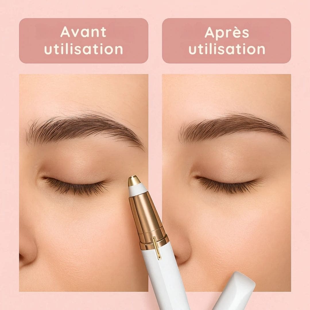 Épilateur électrique de précision pour les sourcils