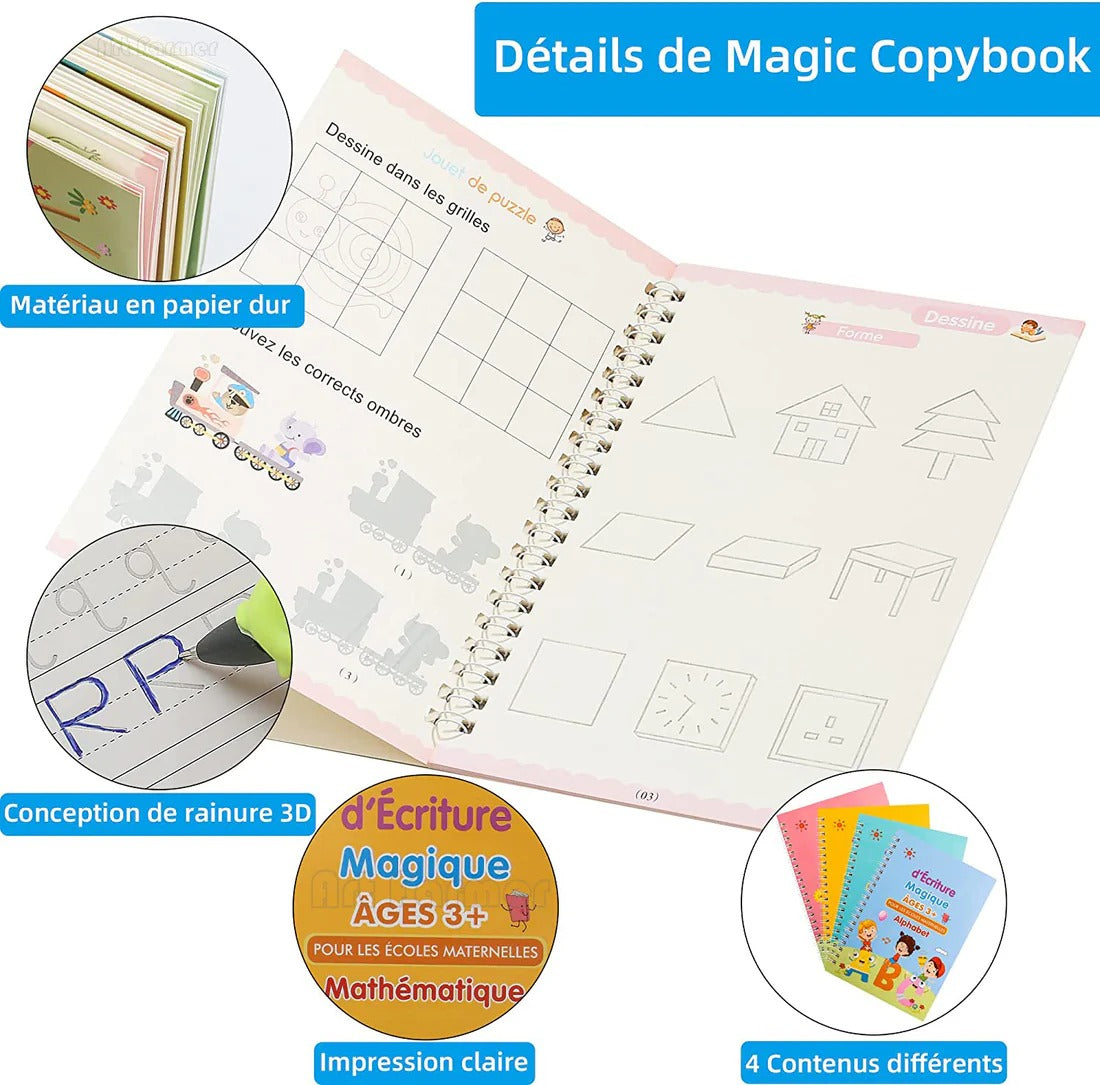 Cahier D'apprentissage D'écriture Magique