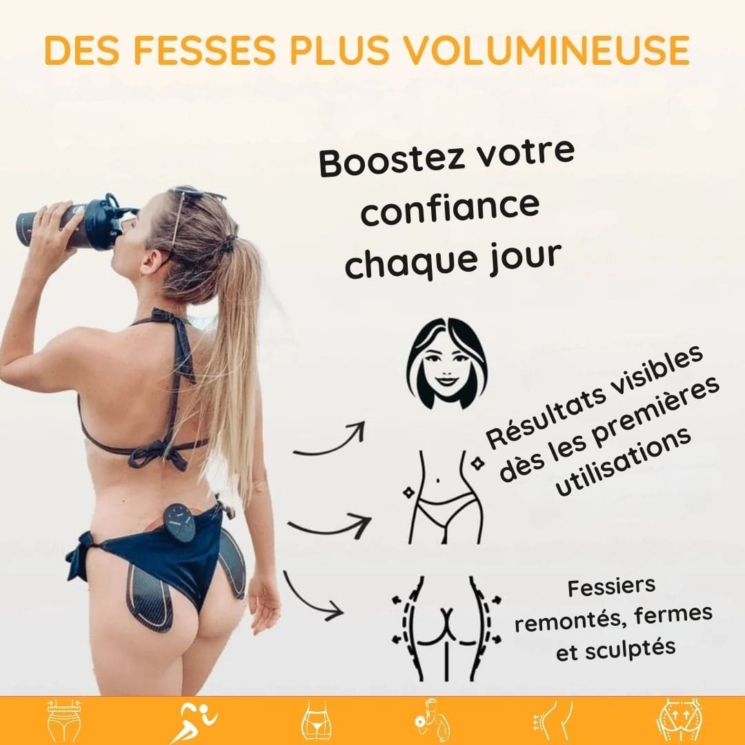Électrostimulateur pour des fessiers galbés en 30 jours