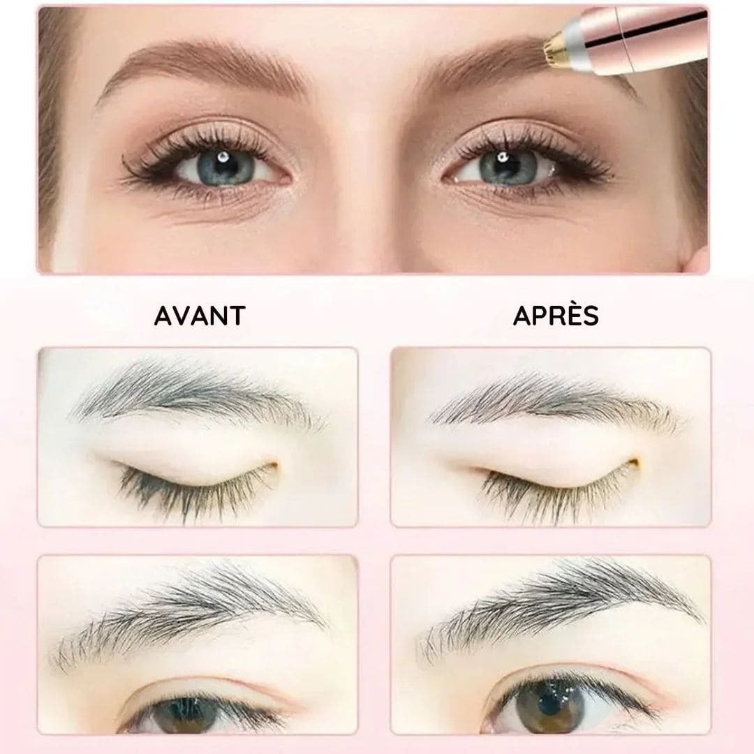 Épilateur électrique de précision pour les sourcils
