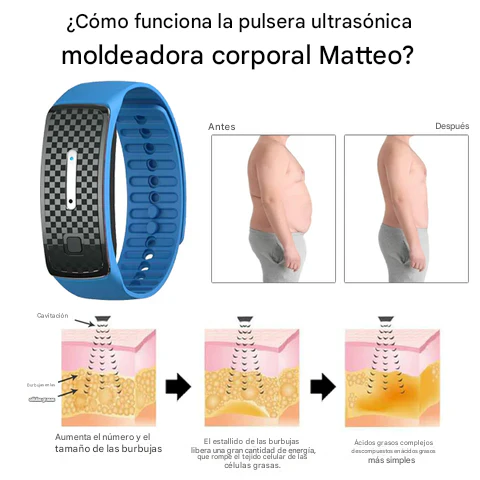 Bracelet de remodelage corporel ultrasonique Oveallgo™ Matteo Pro