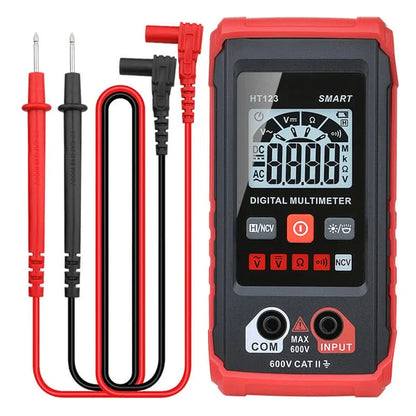 🔥 Vente Flash : Testeur de Multimètre Numérique Intelligent AC/DC – Plage Automatique 600V 🔥