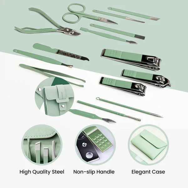 Ensemble de coupe-ongles exquis (16 pièces)