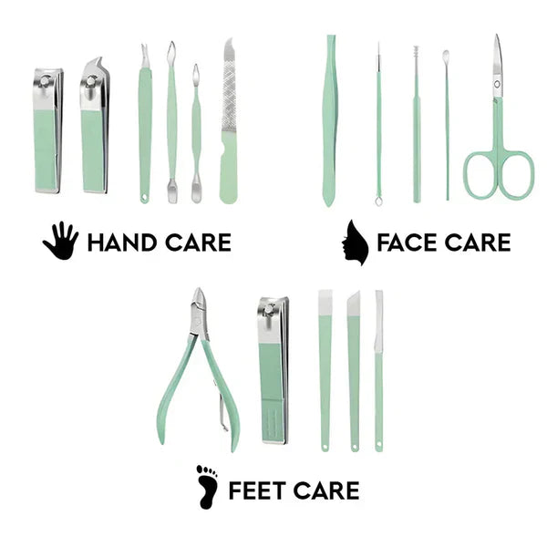 Ensemble de coupe-ongles exquis (16 pièces)