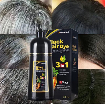 Shampooing d'huile pour éliminer les cheveux et barbes  blanche 500ml (demi litre)...