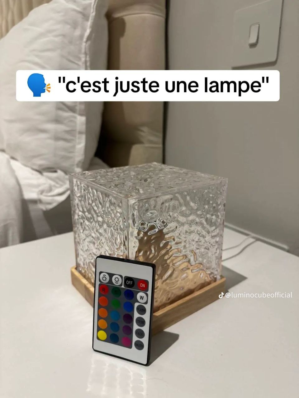 Lampe Cristal Magique™ – Créez une Ambiance Unique en Un Clic