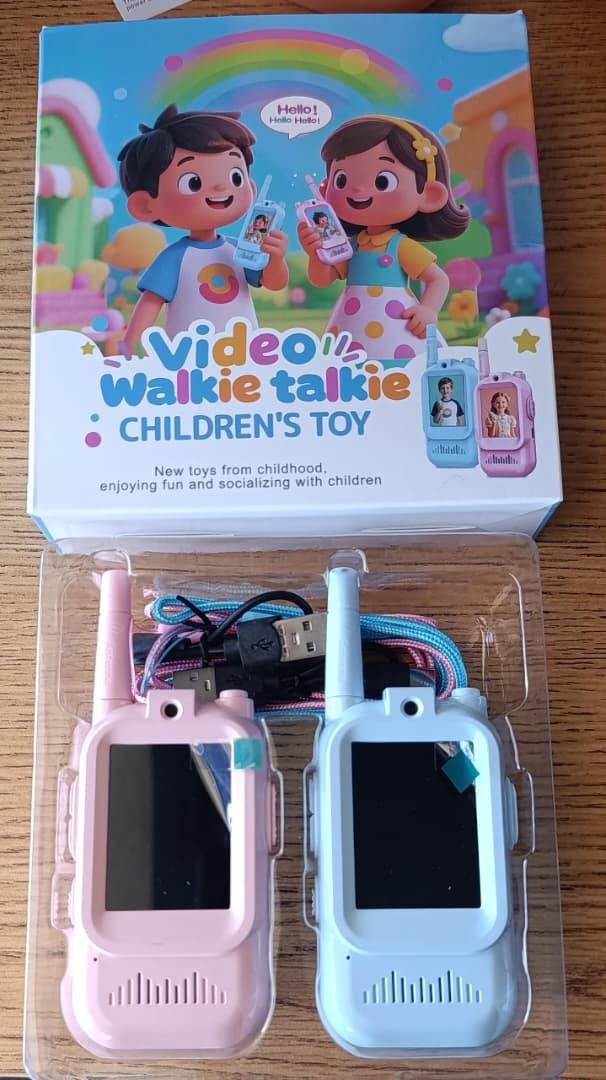 Talkie-Walkie Enfant Vidéo – Caméra & Écran – Lot de 2